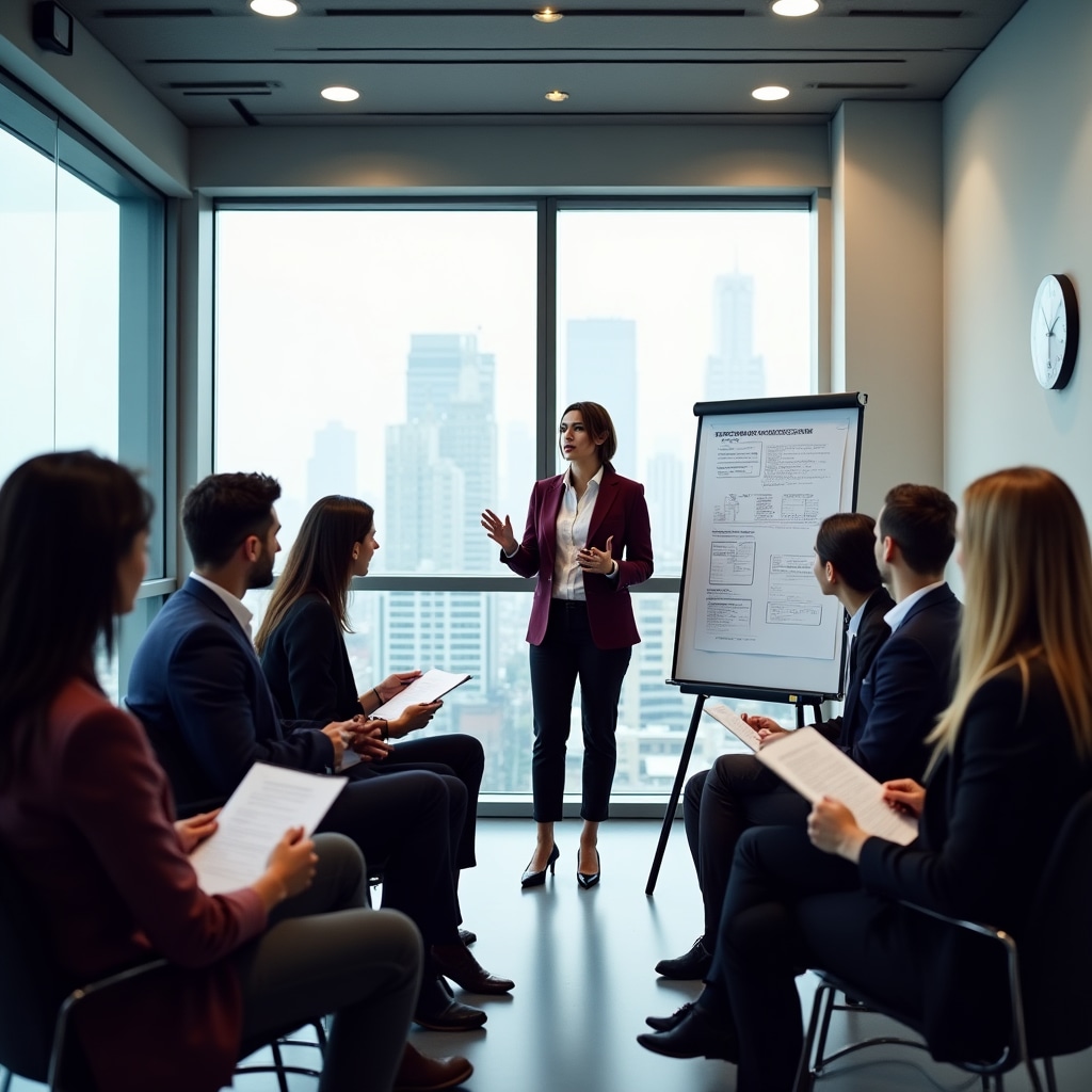 Focused half-day training session with small group of professionals